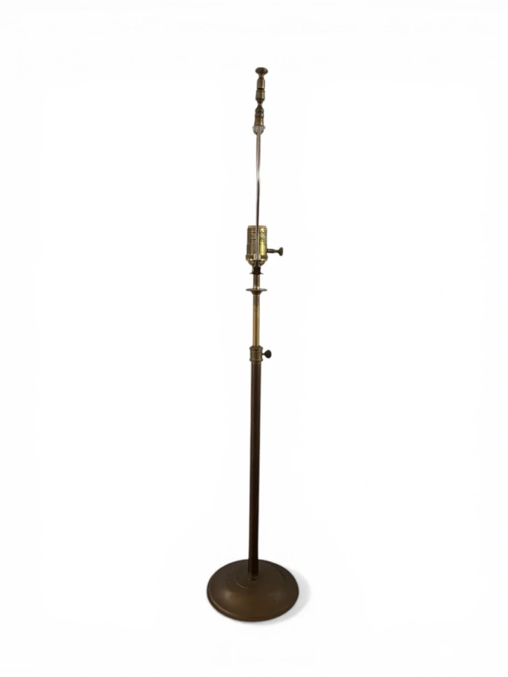 Restoration Hardware Vintage Telescoping Brass Table Lamp